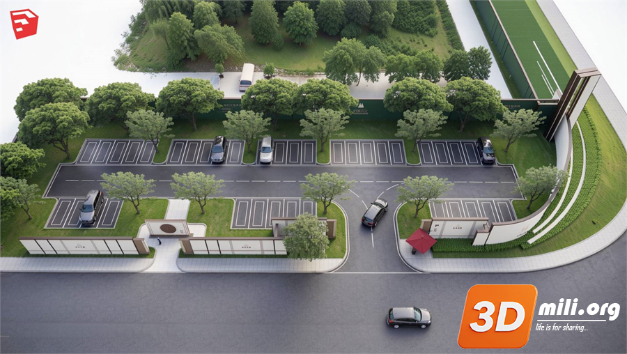 Parking lot Skp Files